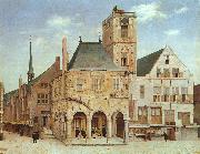 Pieter Jansz Saenredam The Old Town Hall in Amsterdam oil painting on canvas